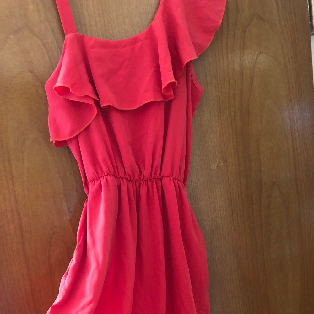 One shoulder dress